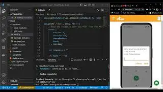 USSD Application with Firebase Cloud functions