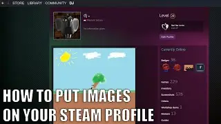 How to put Images on your Steam profile