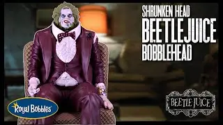 Royal Bobbles Beetlejuice Shrunken Head Bobblehead | @TheReviewSpot