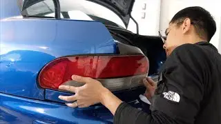 Fixing the JDM Rear Taillights on the GC8 Coupe | RCM Taillight Cluster Seal Kit | GC8 Restoration