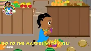 Day in the life of Akili | Akili goes to the market and learns about fruit #games #ispy