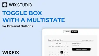 Toggle Box with MultiState Box with External Buttons | Wix Fix