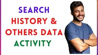 Google Activity Controls | Search History & Others Data Activity Services