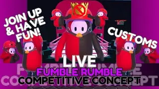 FALL GUYS LIVE | FUMBLE RUMBLE COMPETITIVE CONCEPT | CUSTOM LOBBIES | LIVE STREAM (PS4) #fallguys