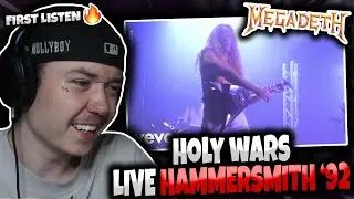 HIP HOP FAN'S FIRST TIME HEARING 'Megadeth - Holy Wars... LIVE Hammersmith 1992' | GENUINE REACTION