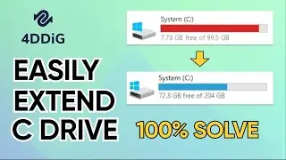 [2023] How To Easily Extend C Drive Space Next To Unallocated Space