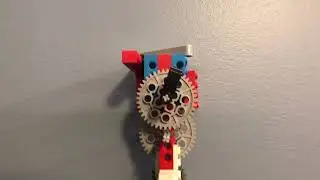 Lego pendulum clock