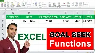 How to use goal seek OMG 🔥 99% एक्सेल यूजर GOAL SEEK का Real Use नहीं जानते | Goal Seek in Excel