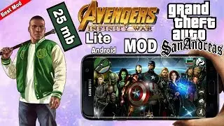 GTA San Andreas Avengers Infinity War lite Mod android by AndroKaran