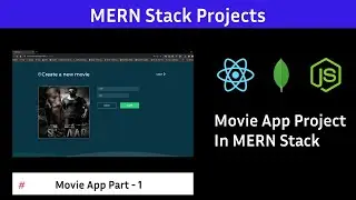 🎥 Movie App Project In MERN Stack Part :- 1 || MERN Stack Movie App || #react #node #mernstack #mern