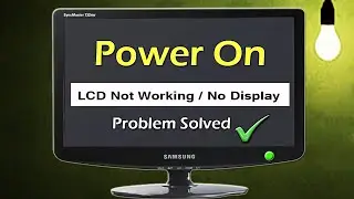 LCD Power On | No Display | Black Screen | Problem Solved | Fault repair | Technical Adan