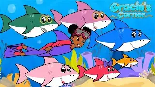 Baby Shark | Remix by Gracie’s Corner | Kids Songs + Nursery Rhymes