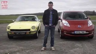 Datsun 240Z vs Nissan Leaf - Auto Express