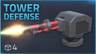 How to make a Tower Defense Game (E04 TURRETS) - Unity Tutorial