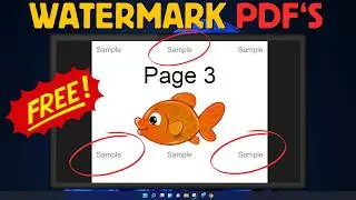 How to Add a Watermark to a PDF for FREE | Easy Step-by-Step Guide