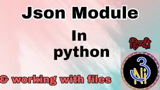 Json Module in Python hindi