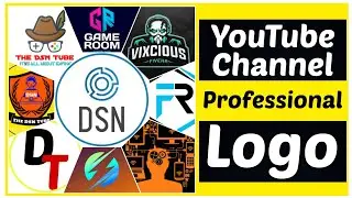 How to Make Professional & New Logo on Device for Your YouTube Channel Only 6 Mins