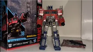 How to transform studio series 38 voyager class Optimus prime. Transformers bumblebee movie figure