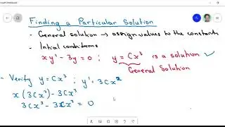 Lecture 08: Particular solution of a Differential Equation (Part 2)