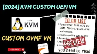 [2024] KVM with Custom UEFI OVMF Files (Installing SonicWall 7.1.2)