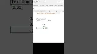 Convert text formatting to Numbers