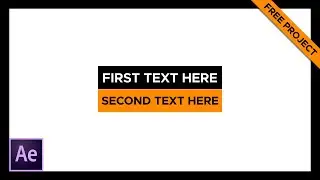 ✅Smooth and Minimal Text Reveal in After Effects - After Effects Tutorial (Free Project)