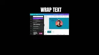 How to Wrap Text Around A circle with Canva #easy canva l canva tutorial