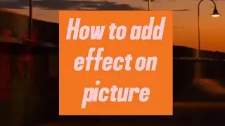 Create effect on picture in Photoshop 