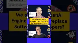 We asked an ‎@OpenAI  Engineer: Will AI replace software developers? 