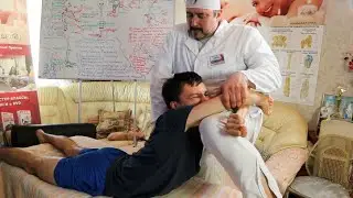 Super thorough chiropractic adjustments by Oleg Goodwin ASMR | Scoliosis treatment (training)