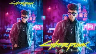 Cyberpunk 2077 Hight Manipulation Photo Editing in Picsart || Cyberpunk Photo Editing - CS EDITZ