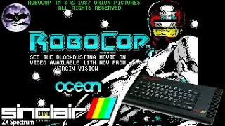 Robocop прохождение | Игра на ( ZX Spectrum ) 1988 Стрим RUS