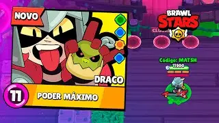 JOGUEI COM O NOVO BRAWLER DRACO E ELE ESTÁ INCRÍVEL 🔥