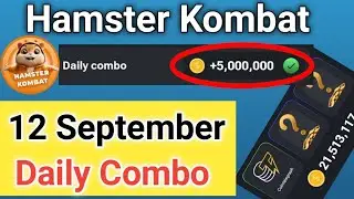 Hamster kombat daily combo card today 12 september hamster kombat daily combo