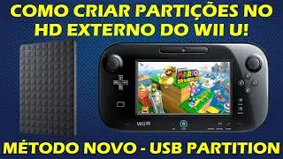 COMO CRIAR PARTIÇÕES EM UM HD EXTERNO E USAR NO WII U? JOGOS DE WII U E WII NO MESMO HD? TUTORIAL