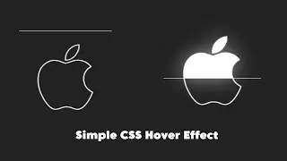 Simple CSS Hover Animation Effects | Apple Logo Animation | Only CSS Apple Logo Hover Effect