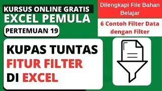 BELAJAR FITUR FILTER DI EXCEL