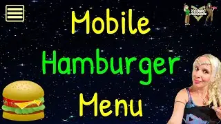 Build a Mobile Hamburger Menu with HTML, CSS, and JavaScript