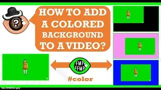 How to add a background color behind a video | Full screen video padding 