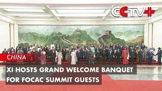 Xi Hosts Grand Welcome Banquet for FOCAC Summit Guests