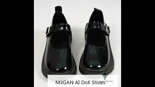 Takerlama Deluxe M3GAN AI Doll Megan Cosplay Shoes