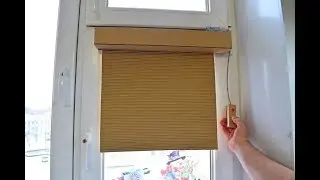 Как сделать вертикальную штору из картона Своими руками