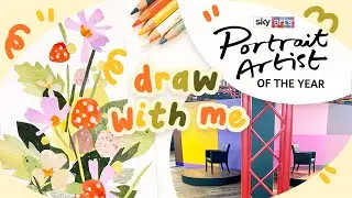 I was on Portrait Artist of the Year | Draw with me, and chatting about the experience!