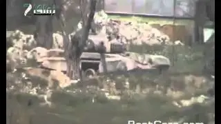 SAA Tank Fires at FSA Sniper with a Camera _ Best