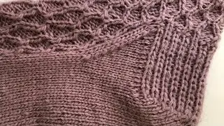 Як вʼязати клин підйому і набирати петлі по пʼятці
