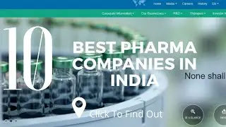 Top 10 Best Pharma Companies In India