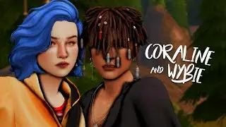 Coraline & Wybie inspired 🐈 + CC List | Sims 4 Create A Sim