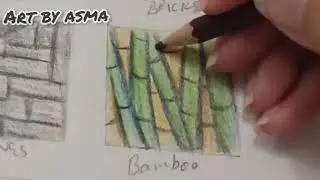 12 Textures Draw With Color pencil | Drawing Techniques - Fine - Arts - Tips | Drawing Tutorial #19