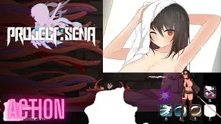 【Project Sena】Android in apocalypse!!　Game play+game over scene