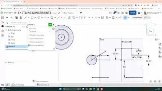 ONSHAPE TUTORIAL - SKETCHING  - CONSTRAINTS